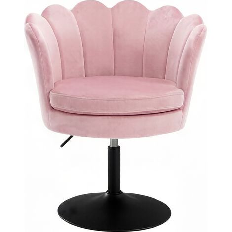 Tabouret de maquillage pivotant, tabouret bas en forme de fleur, fauteuil pivotant, chaise longue, chaise de salle à manger (uniquement avec 1 chaise de salle à manger) (1/5)