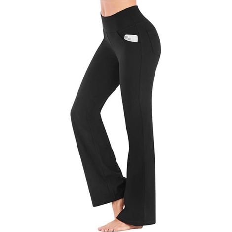 Women's Yoga Pants, High Waist Opaque Yoga Pants, High Waist Stretch Pants for Pilates, Fitness, Sports, and Leisure (1/5)
