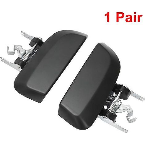Poignée extérieure de porte arrière gauche et droite noire 1030514 pour Nissan Pathfinder R51 2005 2006 2007 2008 2009 2010 2011 2012 2013 (1 paire) (1/5)