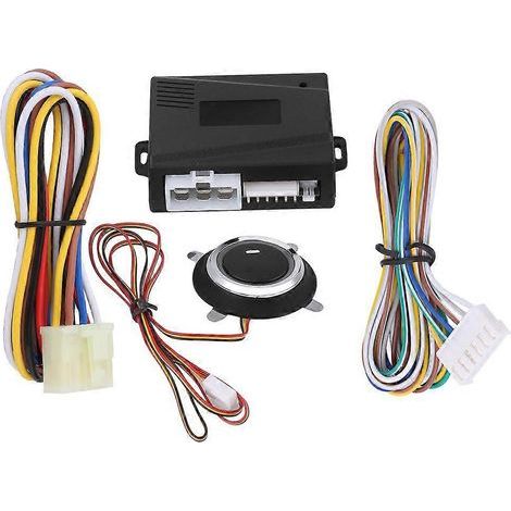 Démarreur à distance universel 12 V pour moteur automobile, avec commande de démarrage/arrêt par bouton unique (1/4)