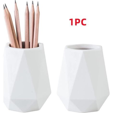 porte-stylo,Porte Stylo en Silicone,Boîte de Rangement rond,Multifonctionnel Organisateur,pour Pinceaux de Maquillage,Papeterie,1pc (1/4)