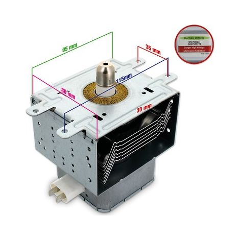MAGNETRON FORNO MICROONDE SAMSUNG DE LONGHI - MW421