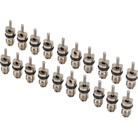 Lot de 20 noyaux de soupapes de climatisation automobile, noyaux de soupapes haute pression en cuivre, adaptés aux marques Hyundai et Kia. (1/5)