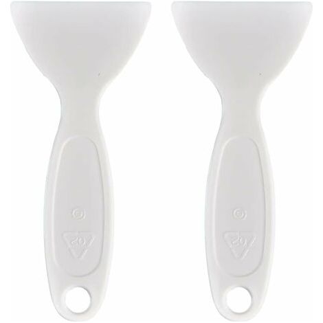 2 Pièces accessoires réfrigérateur grattoir dégivrage en plastique dur pelle outil réfrigérateur grattoir congélateur durable à glace pilée propre, blanche (1/5)