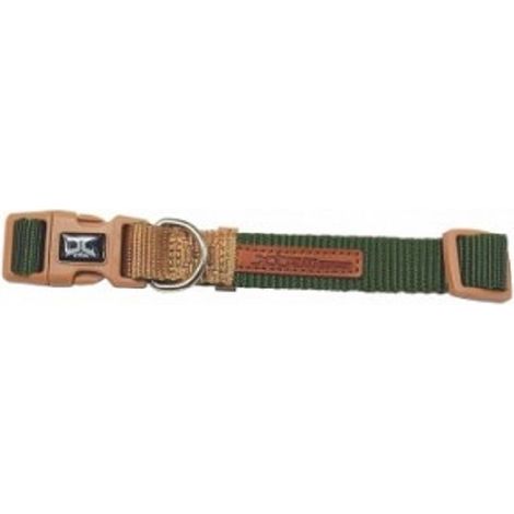 X-TRM DOBLE PREMIUM COLLAR VERDE FOREST-BRITISH BEIGE 36-48cm x