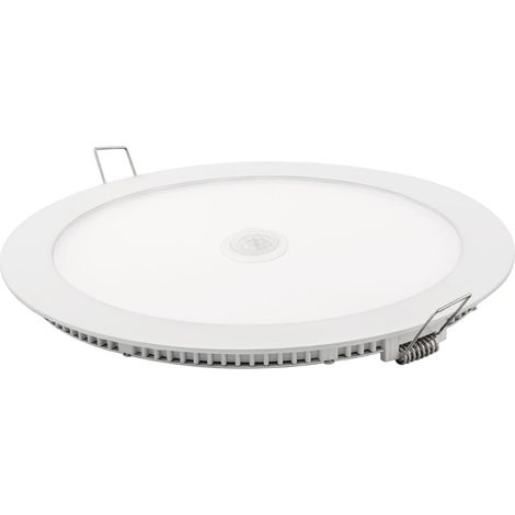Faretto da incasso LED rotondo matel bianco sensore 18w freddo