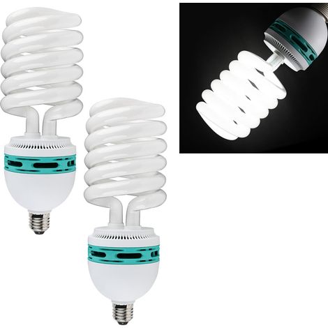 Lampada a risparmio energetico luce continua foto diurna 125W 5500K E27 lampada da studio 2er (1/3)