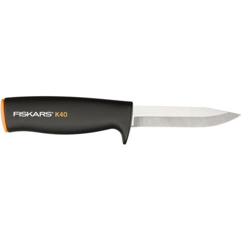Coltello Multiuso lama 10cm in acciaio con fodero FISKARS K40