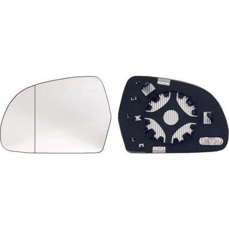 Verre de rétroviseur gauche chauffant asphérique Audi A3 et A3 Sportback 8P phase 3 2008-2010