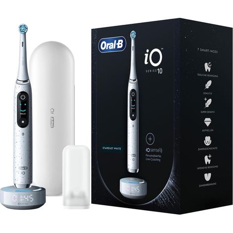 ORAL-B iO Series 10 Stardust White cepillo de dientes eléctrico + cargador iO Sense Blanco (1/4)