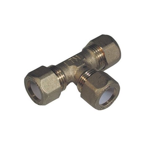 TEE CON TRE DADI PER RAME CON OGIVA TEFLON TIEMME- 1/2 x 16- TIEMM- pezzi 1