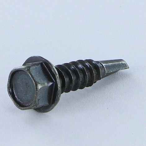 Vis autoperceuse Tête hexagonale TH 4.8X22 Filet tôle Acier zingué noir-4000 pièces