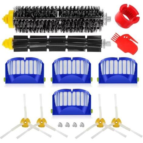 Accessoires pour iRobot Roomba série 600 16 pièces, kit de pièces pour 605 615 616 620 621 630 635 650 652 660 665 671 680 690 691 695