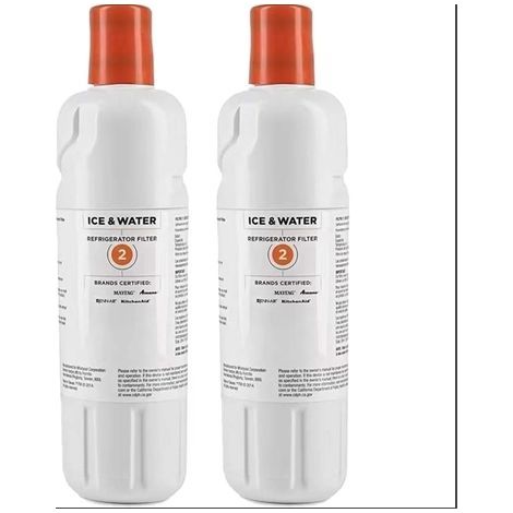 Lot de 2 filtres Réfrigérateur, filtre à eau du réfrigérateur Compatible avec Whirpool EDR2RXD1, W10413645A WRF989SDAB (1/5)
