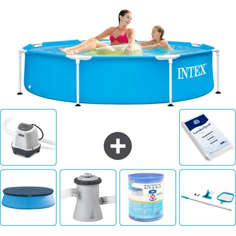 Intex Piscina con struttura Rotonda - 244x51 cm - 7-pezzi  S31432