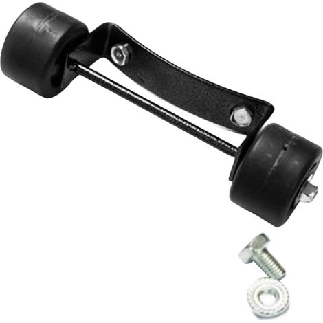 Roulettes universelles de rechange pour chauffage de terrasse, support + roues noires (1/5)