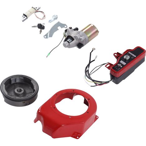 Kit de Démarrage Électrique GX160 2KW 3KW avec Moteur, Volant et Grand Cachet pour Générateur Essence 168F 170F (1/5)
