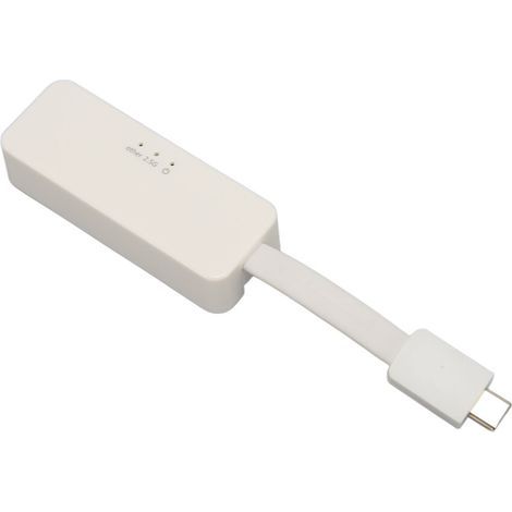 Adaptateur USB vers Ethernet haute vitesse, adaptateur réseau Ethernet Gigabit, prend en charge Wake-on-LAN, la correction automatique des erreurs, Ethernet full-duplex, réseau portable plug-and-play. (1/2)