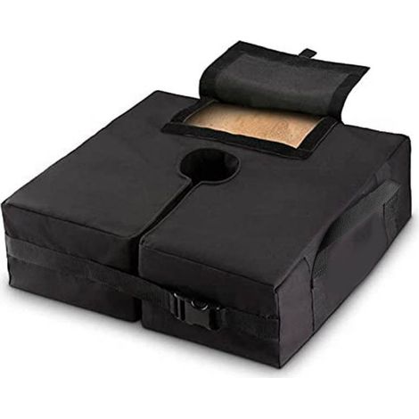 bolsas de peso, base para sombrilla, tejido Oxford impermeable, asa de transporte, para patio y jardín. (1/5)