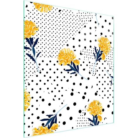 TAGLIERE IN VETRO 45x52 Fiore (1/5)