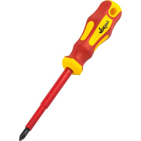 Elektriker Schraubendreher Schraubenzieher Kreuzschlitz PH1x80 magnetisch (1/2)