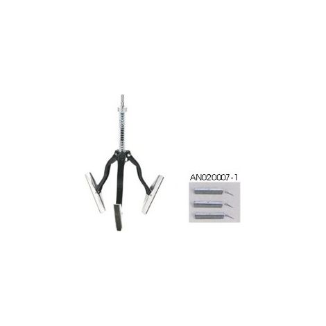 Bruñidor de Cilindros Jonnesway SAN020007, para Taladro Atornillador, Rango 51-177 mm, Eje Flexible, Acero y Aluminio, Tres Piedras AN020007-1, para Bruñir Cilindros.