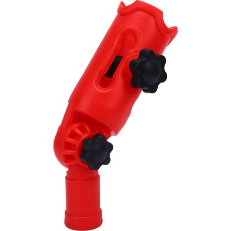 Rallonge de pinceau multi-angles, support de fixation pour rouleau et grattoir à manche pour plafonds hauts, outil de peinture d'angle (1/5)