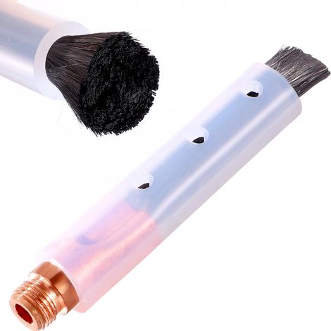 M10 Industrial Welding Brushes Cleaning Tool Carbon Fiber Copper Welding Brush Carbon Fiber Welding Brush for Cleaning Welding Seams TIG WIG MIG (1/5)
