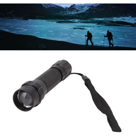 Lampe torche à lumière bleue, lampe torche de chasse LED, lampe torche extérieure zoomable pour la recherche de sang (1/5)
