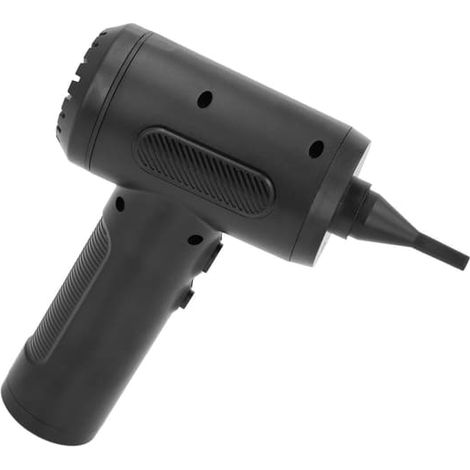 Souffleur d'air électrique sans fil 50 000 tr/min, aspirateur de poussière rechargeable avec 3 vitesses, 5 embouts et 3 brosses (1/5)