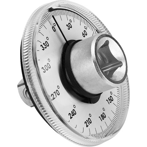 Clé dynamométrique réglable avec indicateur d'angle, outil de mesure pour voiture et atelier, jeu complet (1/3)