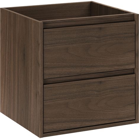 Meuble sous-vasque 50cm Edmé Bois foncé (1/5)
