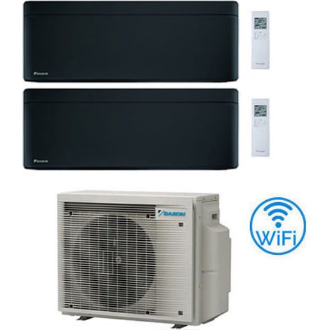 Climatizzatore GARANZIA ITALIA Inverter Daikin Stylish Total Black Wifi Dual Split 9000 + 9000 BTU con U.E. 2MXM50A9 Classe A+++/A++ NOVITA' 2024 (1/5)
