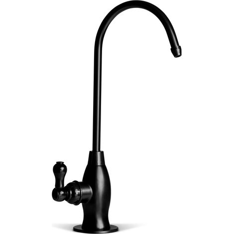 Robinet d'osmose Inverse à Usage Intensif, Robinet d'eau Potable pour Évier de Cuisine à Haut Bec, Robinet de Style Contemporain, Noir huilé (1/5)