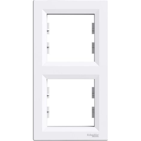 Cadre blanc Asfora 2X vertical EPH5810221