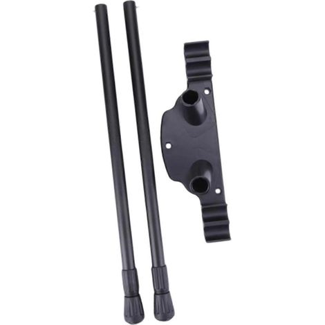 Accessoires pour pieds de table de camping pliables, multifonctionnels, légers et portables, noirs, 1 ensemble (1/5)