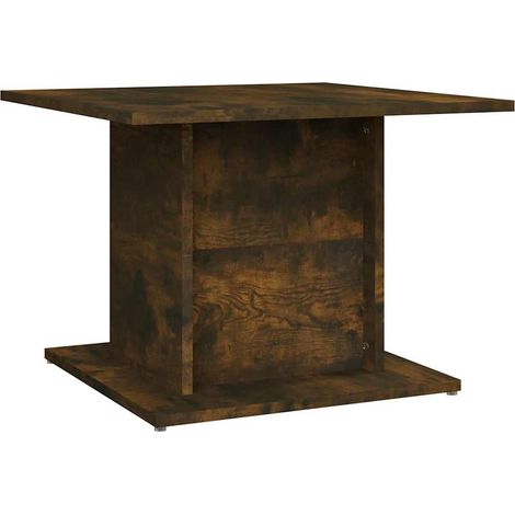 Maison Exclusive - Tavolino Salotto Rovere Fumo 55,5x55,5x40cm Legno Multistrato (1/5)
