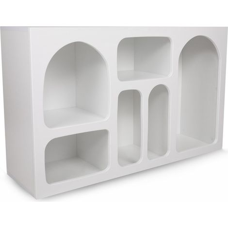 Anrichte aus Holz "Liva" - 120 x 37 x 74 cm - Weiß