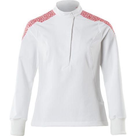 Mascot Schlupfkasack, Damen, ULTIMATE STRETCH Gr. 2XL, weiss/verkehrsrot (1/2)