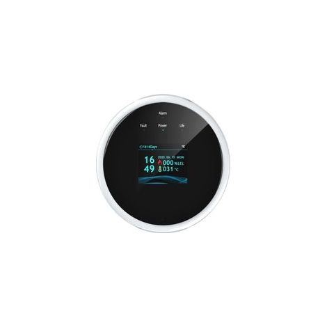 détecteur de fuite de gaz, alarme de sécurité incendie, contrôle par application, capteur intelligent pour maison connectée (1/5)