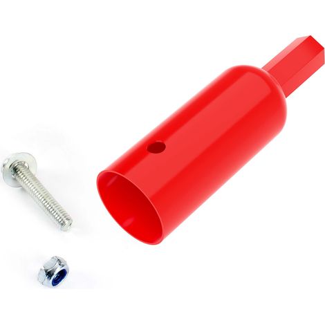 XPOtool Adaptador para elevador de tractores cortacésped conector para destornillador inalámbrico (1/5)