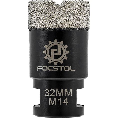 Foret Diamant - 32mm Scie Cloche Diamant Brasée Sous Vide pour Porcelaine Carrelage Céramique Marbre Granit Quartz M14 Filetage (1/5)