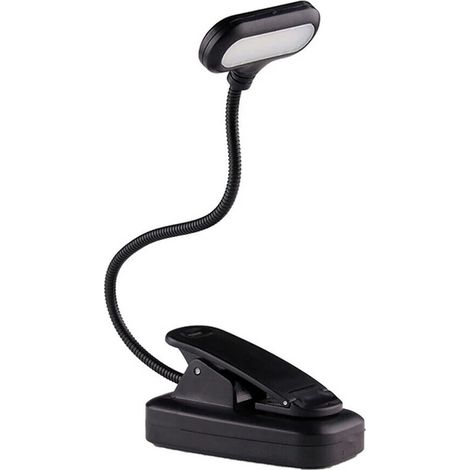 Fdit Lampe de lecture avec clip LED, protection des yeux, (1/5)