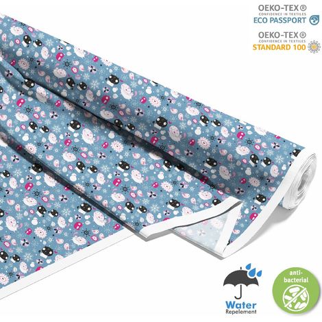 TESSUTI DECORATIVI PER ESTERNI OXFORD - motivo gatto amore uccello amore I DX391 (1/5)