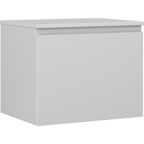 Mexen Orio Badezimmerschrank unter Waschbecken 60 cm mit Arbeitsplatte, 1 Schublade, Grau Matt - 91A10-06047-1-BFC62 (1/5)