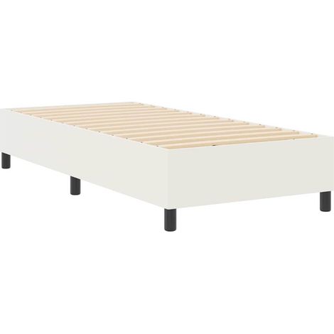Maison Exclusive - Plattformbettgestell Creme 80 x 200 cm Cordsto
