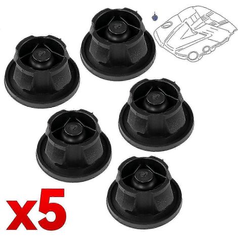 Cinq joints en caoutchouc de capot moteur compatibles avec les modèles S204, W212, X164, X204, W251, V251, W221, Viano, Vito, W639, Sprinter 906, 2006 et 2020.