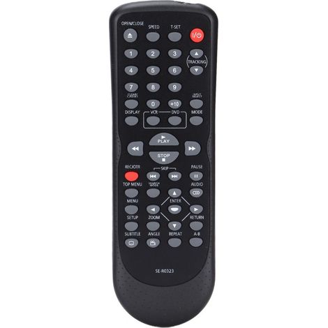 Télécommande de remplacement compatible pour lecteur DVD Toshiba SDV296 SDV296KU, télécommande de rechange fonctionnelle sans configuration préalable