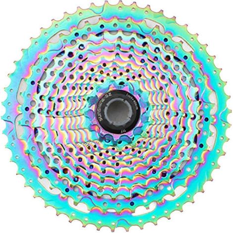 Mountainbike-Kassette mit Schwungrad, 12 Gänge, 11-50 Zähne, XT-Farbe. (1/5)