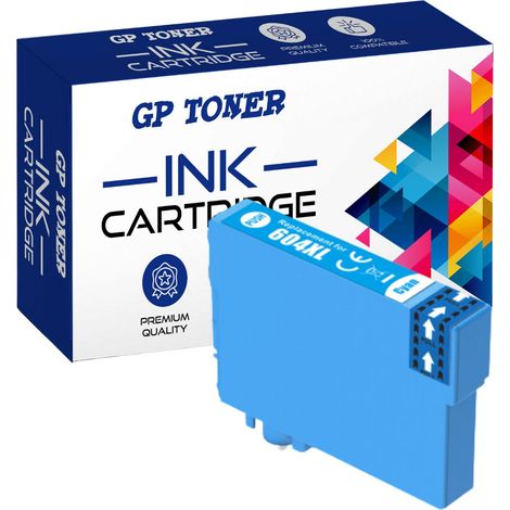 Epson GP-E604XL C Cyan - kompatible Tinte (1/5)